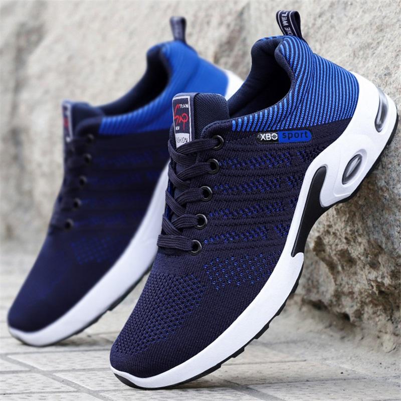 Men's Shoes Summer New Breathable Running Shoes Soft Sole Lightweight Casual All Match Sports Shoes
