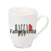 Personalisierte konische Keramik-Trommeltasse, 11oz Becher mit großem Bauchvolumen