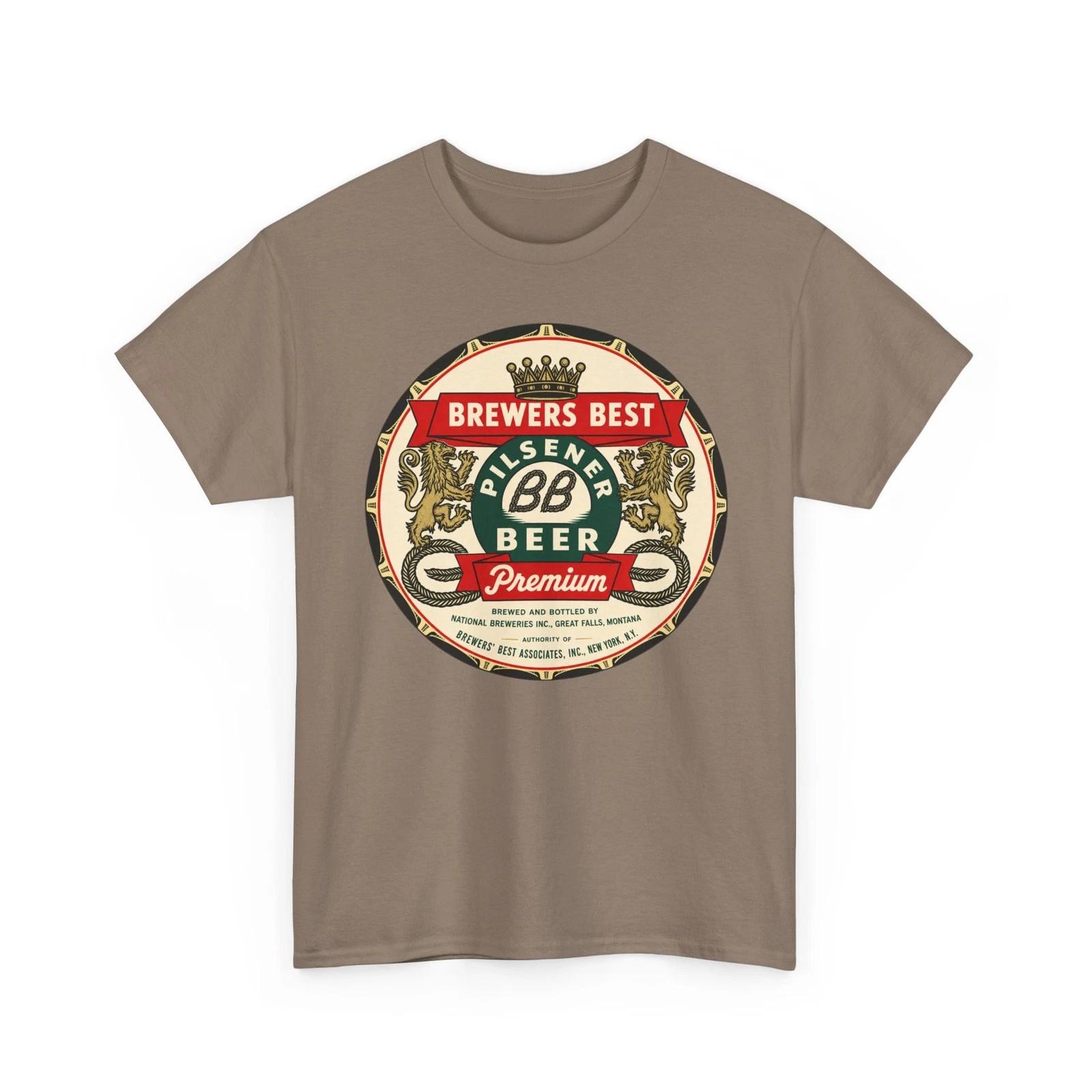 Brewers Best Premium Pilsener Beer National Breweries Great Falls MT T-Sirt 4XL
