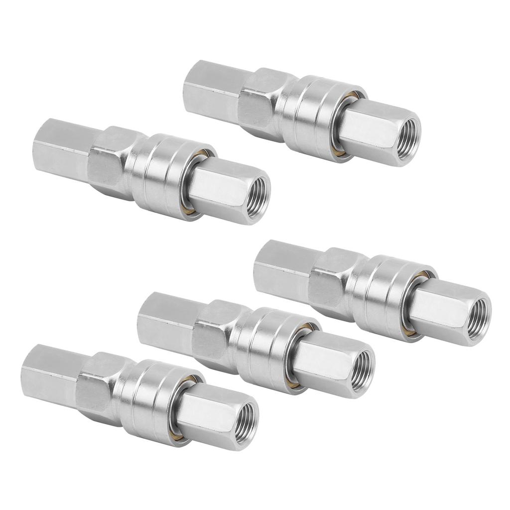 1 Satz Luft Schnellkupplung Pneumatikrohr Selbstsichernde Kohlenstoffstahl-Fittings SF20+PF20