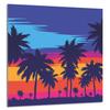 PANEL SZKLANY DO KUCHNI 60x65 Palmy
