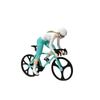 1:64 Cycling Statue Miniature Craft Cycling Scene Miniatures Resin Texture Suitable for Desktop Decorating and Present
