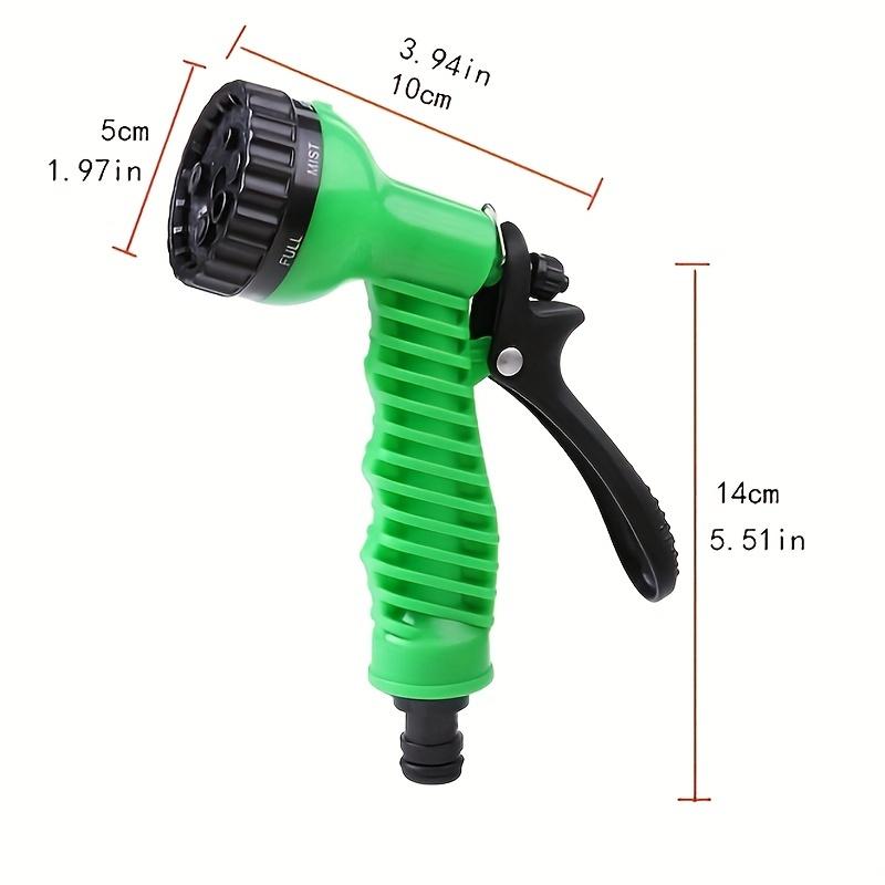 1pc High-Pressure Garden Spray Gun, 7-Function Adjustable Nozzle for Car Washing, Plant & Vegetable Watering, Home Outdoor Use
