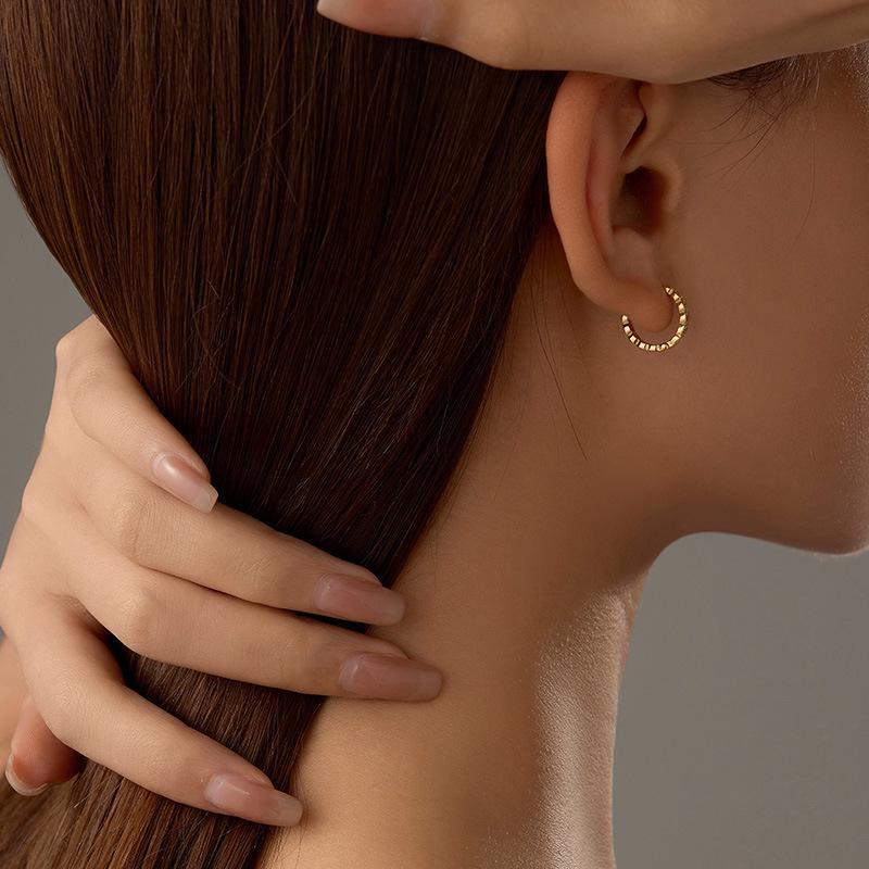 Banyan Tree  Diamond Pattern Earrings - Luxurious Trendy Women's Jewelry