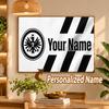 Custom Name Eintracht Frankfurt 5D Diamond Painting Personalized Full Drill Diamond Art Kit Gift