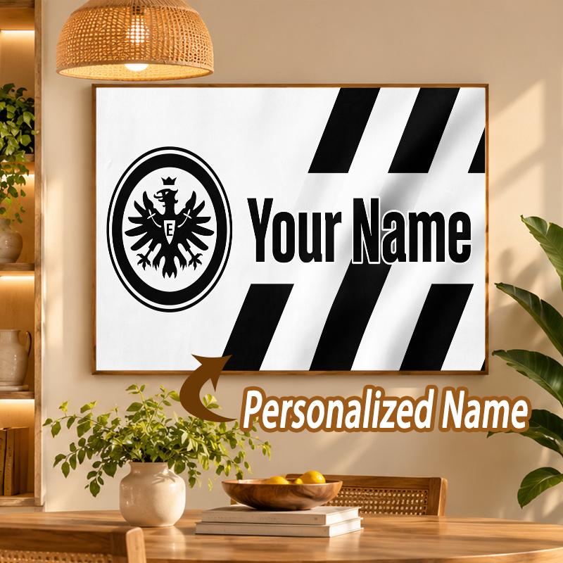 Custom Name Eintracht Frankfurt 5D Diamond Painting Personalized Full Drill Diamond Art Kit Gift