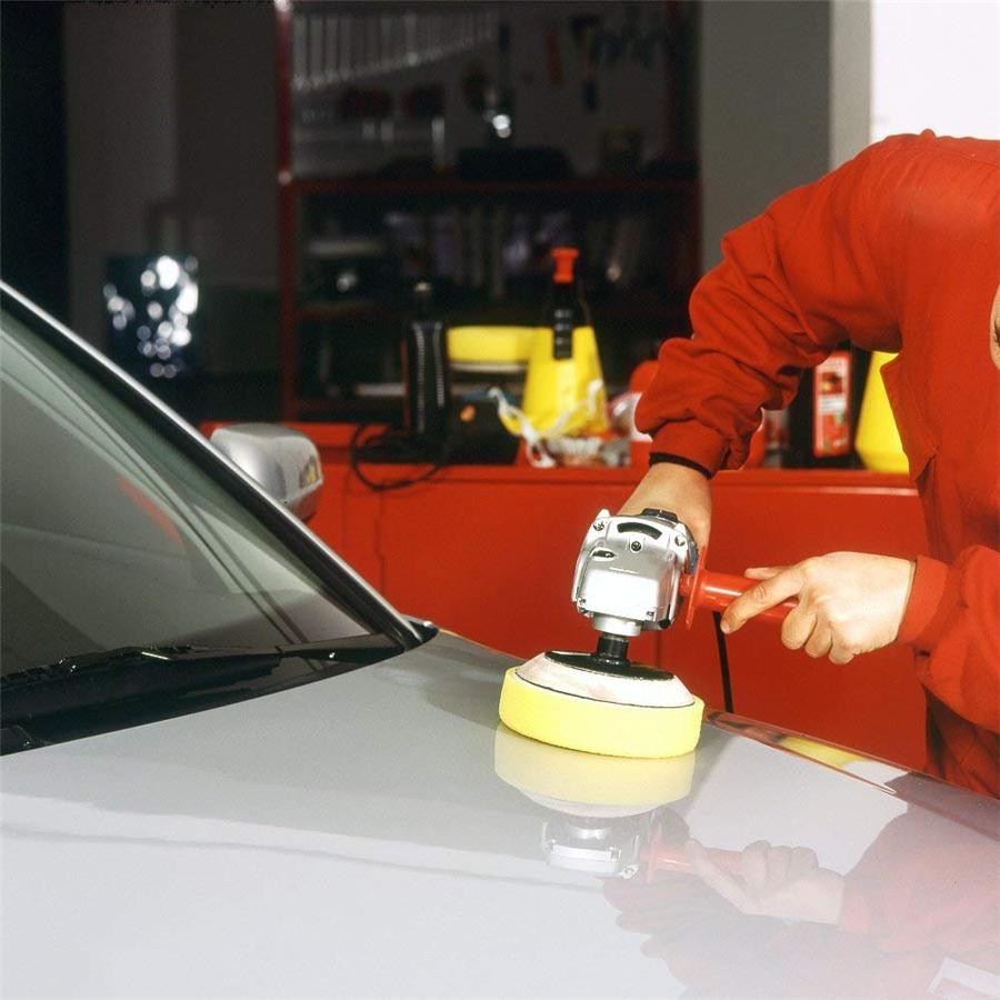31Pcs Sponge Polishing Waxing Buffing Pad Kit Compound Auto Car W/ Drill Adapter