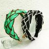 PROLY New Fashion Women Headband Wide Side Braided Hairband Individuality Hand-woven Headwear Girls Hair Accessories
