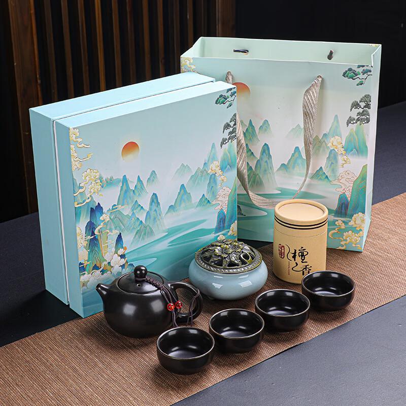 OIMG Creative Ceramic Tea & Incense Ceremony Set