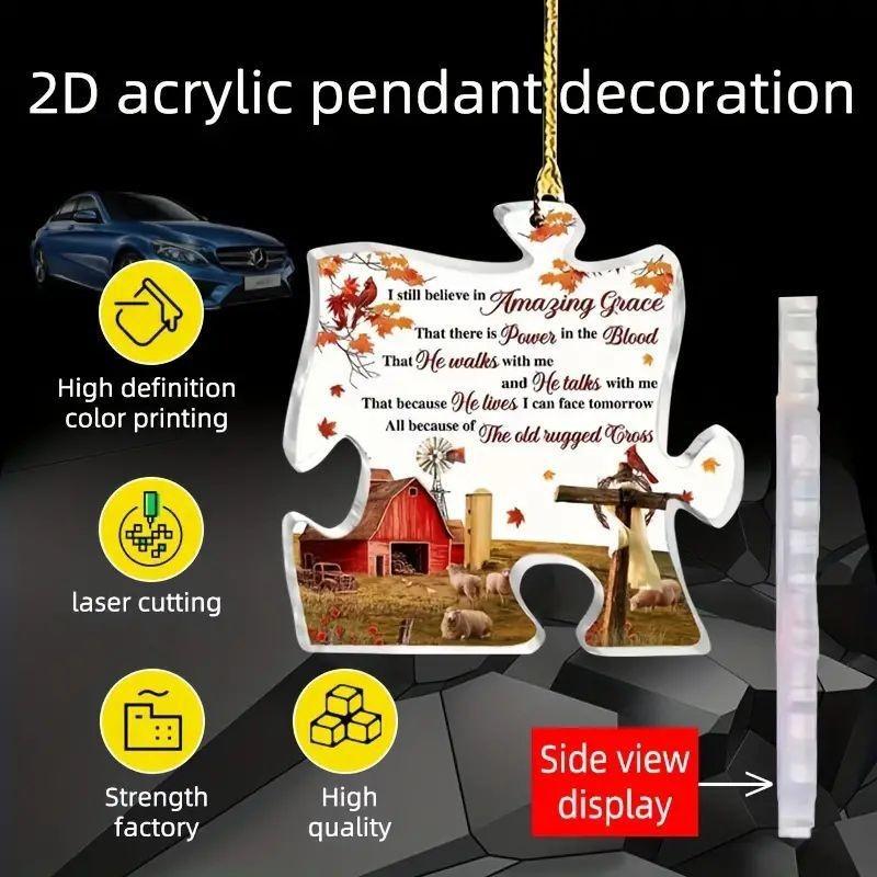 Car Endearing Acrylic Charm Playful Cartoon Keychain Ideal For Home Decor And Accessories Auto
