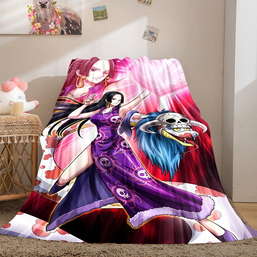 Nami Nico Robin Luxury Flannel Lightweight Blanket Home Decor Sofa Bed Travel Cover Family Gift LXR162