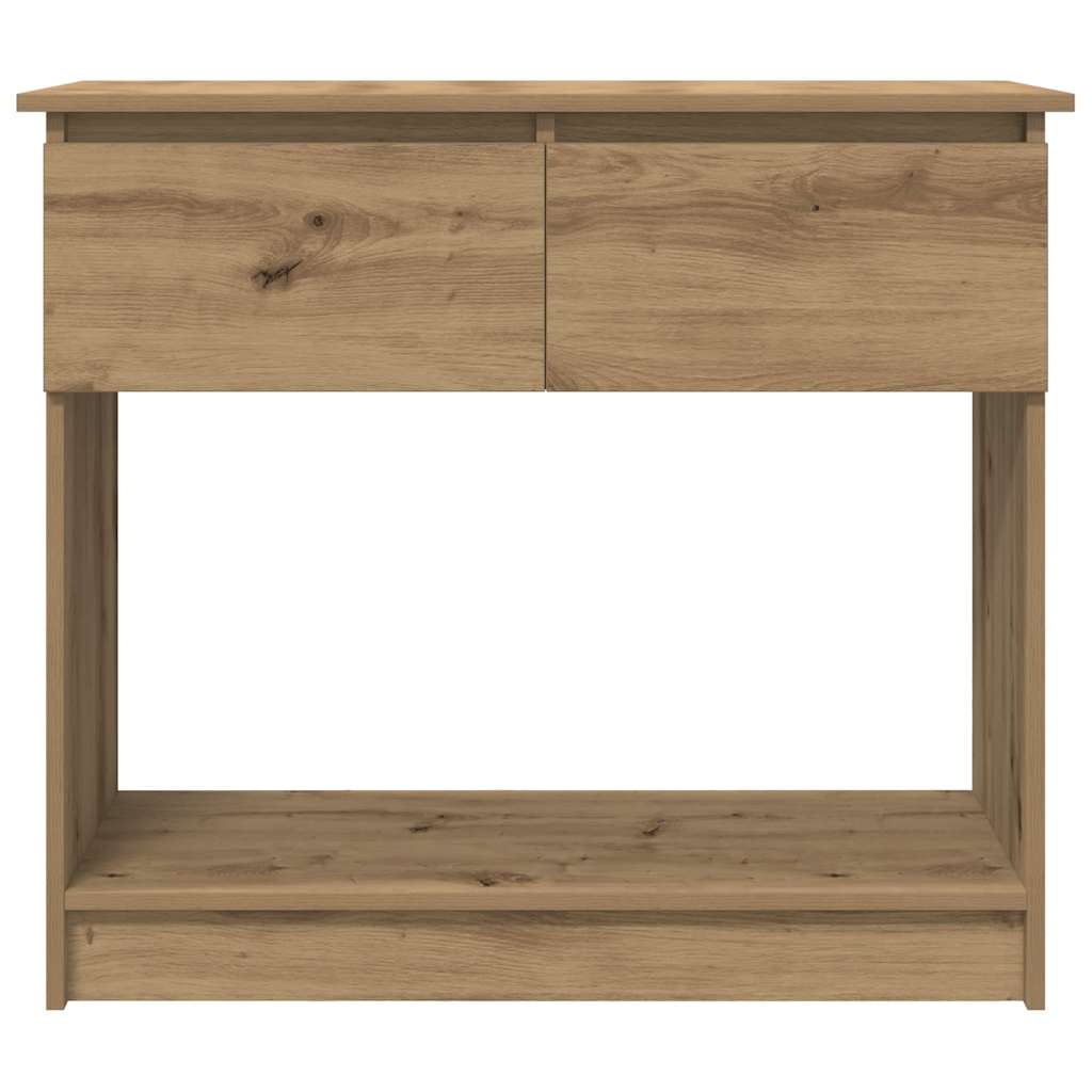 Console Table with Drawers Artisan Oak 85.5 x 38.5 x 74.5 cm