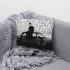 D-DreamS Band T-TheaterS Pillow Case Print Polyester Fiber 40X40 cm Home Sofa Throw Cushion Cover Decoration