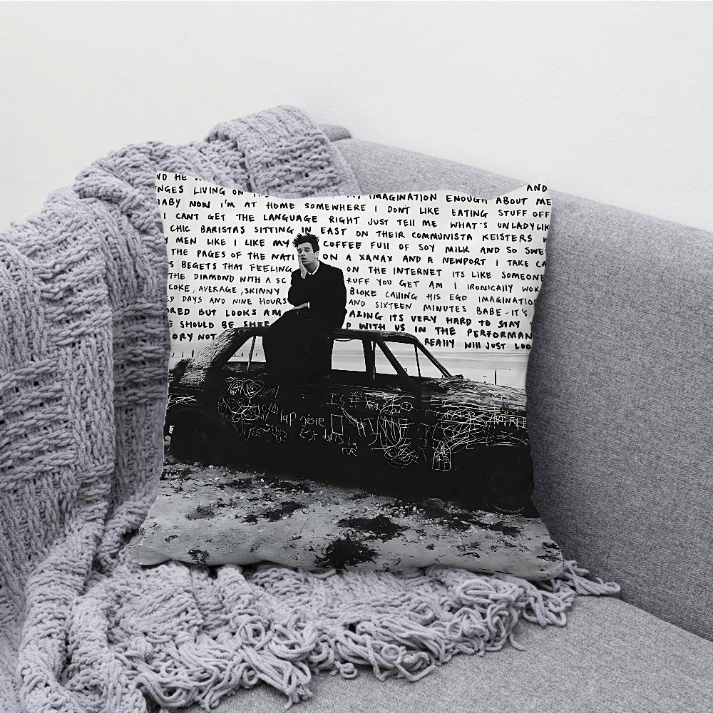 D-DreamS Band T-TheaterS Pillow Case Print Polyester Fiber 40X40 cm Home Sofa Throw Cushion Cover Decoration