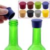 Silicone Wine Bottle Stopper Reusable Leakproof Bottle Plug, Sealing Cover for Red Wine, Champagne & Glass Beverage Bottles