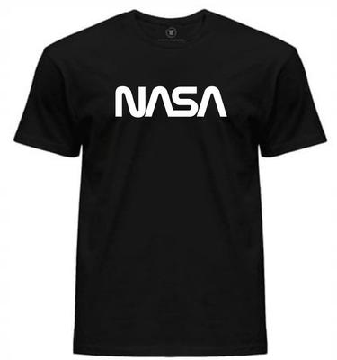 Men's Black Nasa T-shirt 5XL