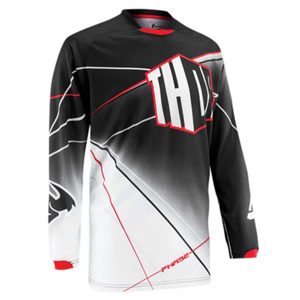 Heißer Verkauf Neuer Thor Team Schnelltrocknendes Atmungsaktives Downhill-Anzug Sommer Mountainbike Langarm-T-Shirt Motorradanzug