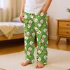 Children's Versatile Christmas  Print Pocket Plush Casual Pants Pajama Pants Home Pants