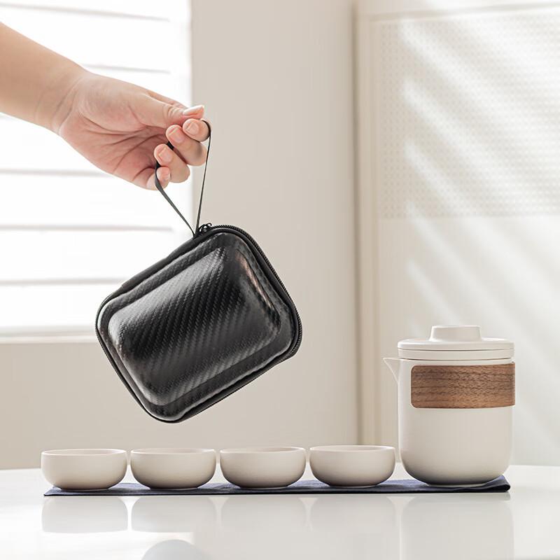 Portable Ceramic Travel Tea Set
