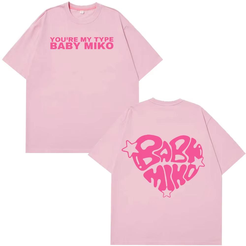 Young Miko Baby Miko Merch Fans T Shirt Men Women Fashion Aesthetic Shortsleeved Pure Cotton 2026 Spring Summer Tshirts