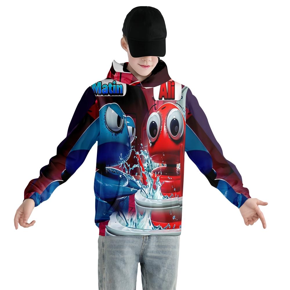 New Game REPO Hoodies Streetwear Printed Hooded Sweatshirt Men Women Cosplay Sports Pullovers