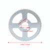 25H 68T Motorcycle Sprocket Gear Steel Chain Sprocket Durable Crankset Sprocket  Electric Scooters