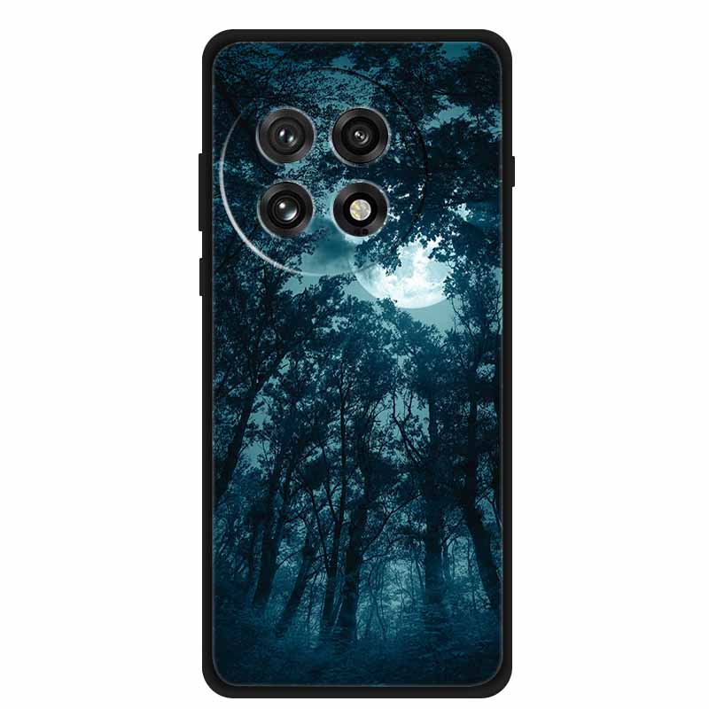 Hoesje Voor OnePlus 13R 13 R Schokbestendige Bumper Luxe Bloemenprint Zachte Siliconen Cover Voor OnePlus13R 5G Bumper 1+ 13R Telefoon Funda
