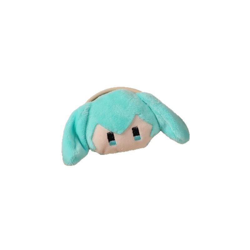 Adorable Hatsune Miku Plush Brooch - Japanese Creative Bag and Hair Accessory