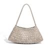 Borsa da donna a spalla singola borsa intrecciata alla moda borsa versatile da sotto braccio borsa a mano retrò madre e figlio