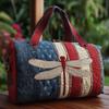 Dragonfly Series 3D Printed Women's Travel & Yoga Handbag