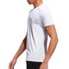 adidas T Shirts Men's White Crew Neck Moderate Straight Fit FM2098
