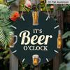 2D Flat Aluminum 7.87 Inch X 7.87 Inch Vintage Beer-style Wall Hanging. Suitable for Living Rooms, Kitchens, Bars, Clubs, Porches, Indoor and Outdoor