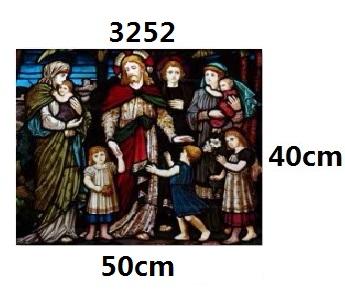 Custom Size Stained Glass Window Film Jesus Virgin Mary Static Cling Frosted Glass Decal for Home Church Door Decor