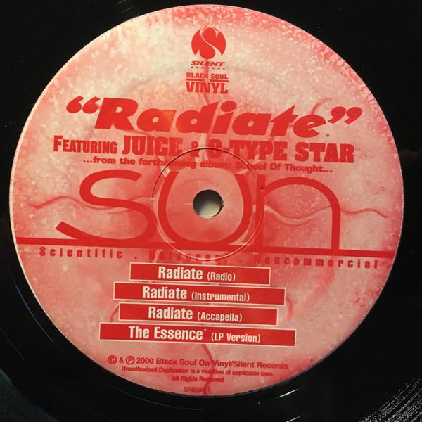 

12inch Record S.U.N. - Radiate SR02041 Black Soul On V 2000 US Rap & Hip-Hop/R&B Used