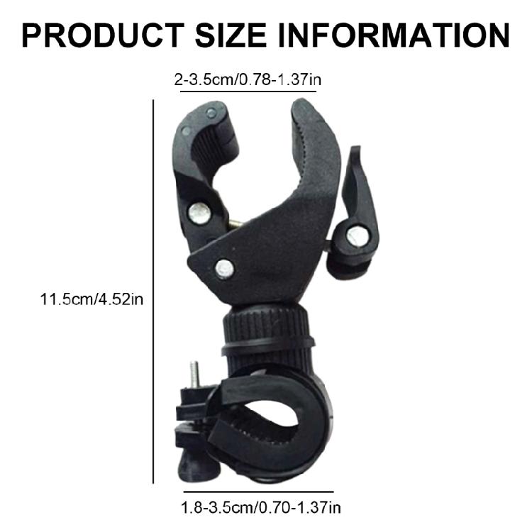 4 Pcs/Set Crutch Holders 90/360 Degree Rotation Wheelchair Stick Holder Bicycles Holders Walking Stick Holders