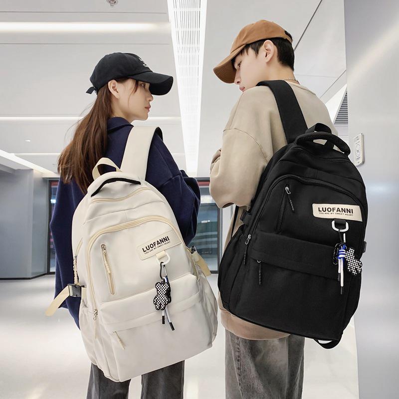 Stylish Large Capacity School Backpack for Students: Junior High, High School, University - Unisex Design for Simple Travel