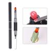 1PC Dual Ended Nail Art Acrylic UV Gel Extension Builder Flower Painting Pen Brush UV Gel Remover Spatula Stick Manicure Tool