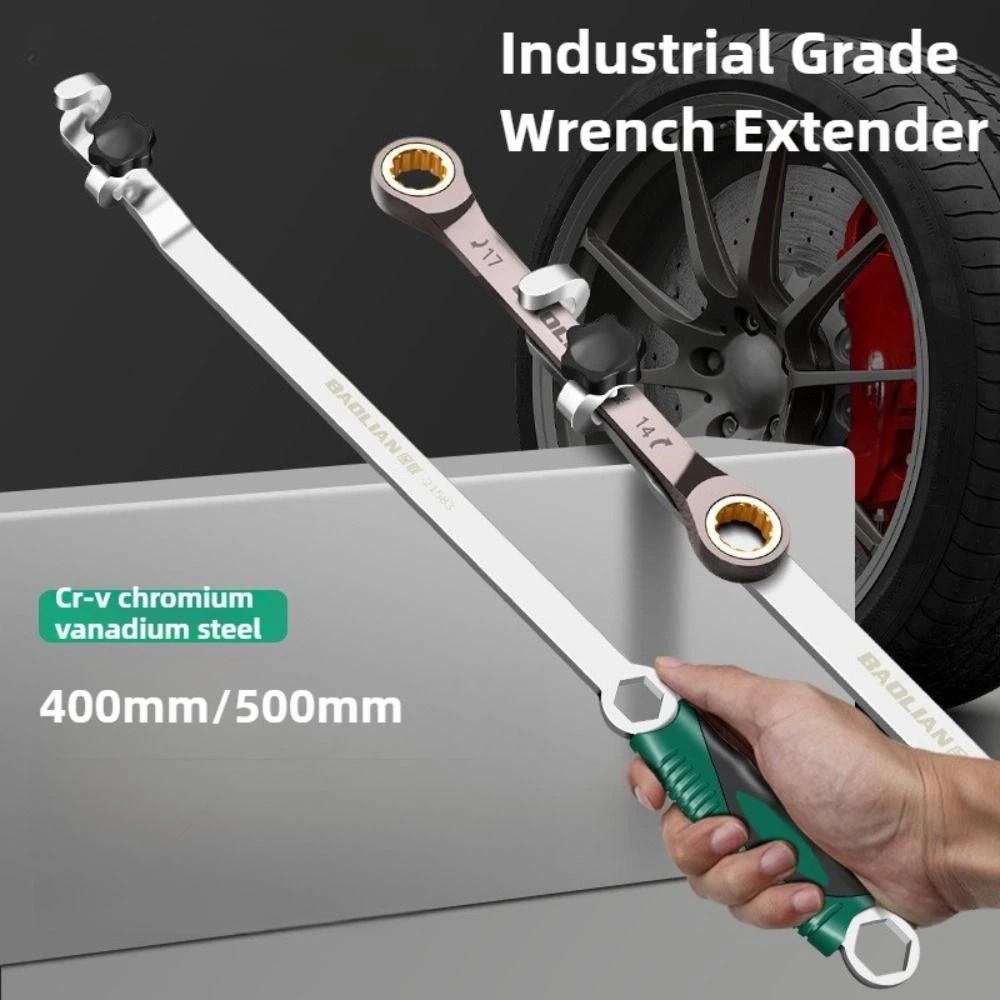 Chrome Vanadium Steel Open End Wrench Cheater Bar 40/50cm Torque Amplifier Device  Hard To Reach
