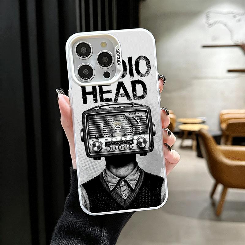 

R-Radiohead Bnad М який чохол для телефону для iPhone 15 16 17 Pro Max 17Air 16E 14 Plus 13 12 Mini Ударостійкий чохол Задня панель iPhone 15 Pro