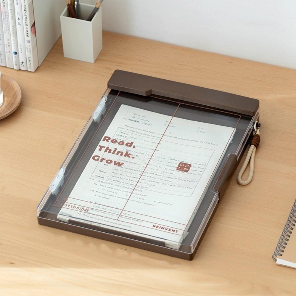 Thickened Document Holder Large Capacity File Storage Box File Organizer for Office