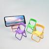 Creative Folding Chair - Desktop Phone Holder - Stool Holder - Accessory - Portable Lazy Person Support