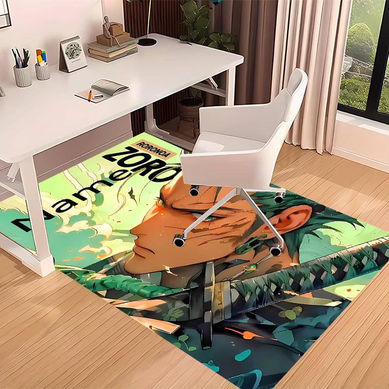 Custom personalization Zoro the Pirate King Print Area Rug - Soft, Washable Non-Slip Indoor Mat,Living Room,Home&Office Decorative Rug