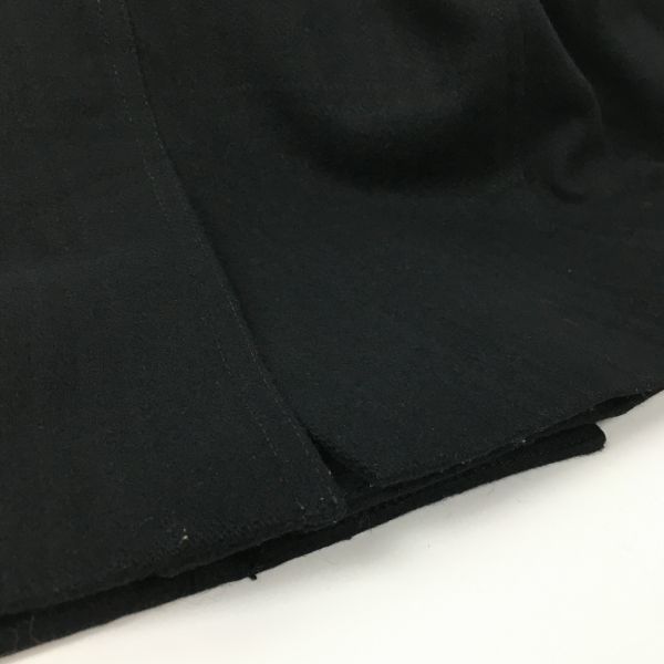 TK TAKEO KIKUCHI Wool Short Pea Coat Black Size L(USED)