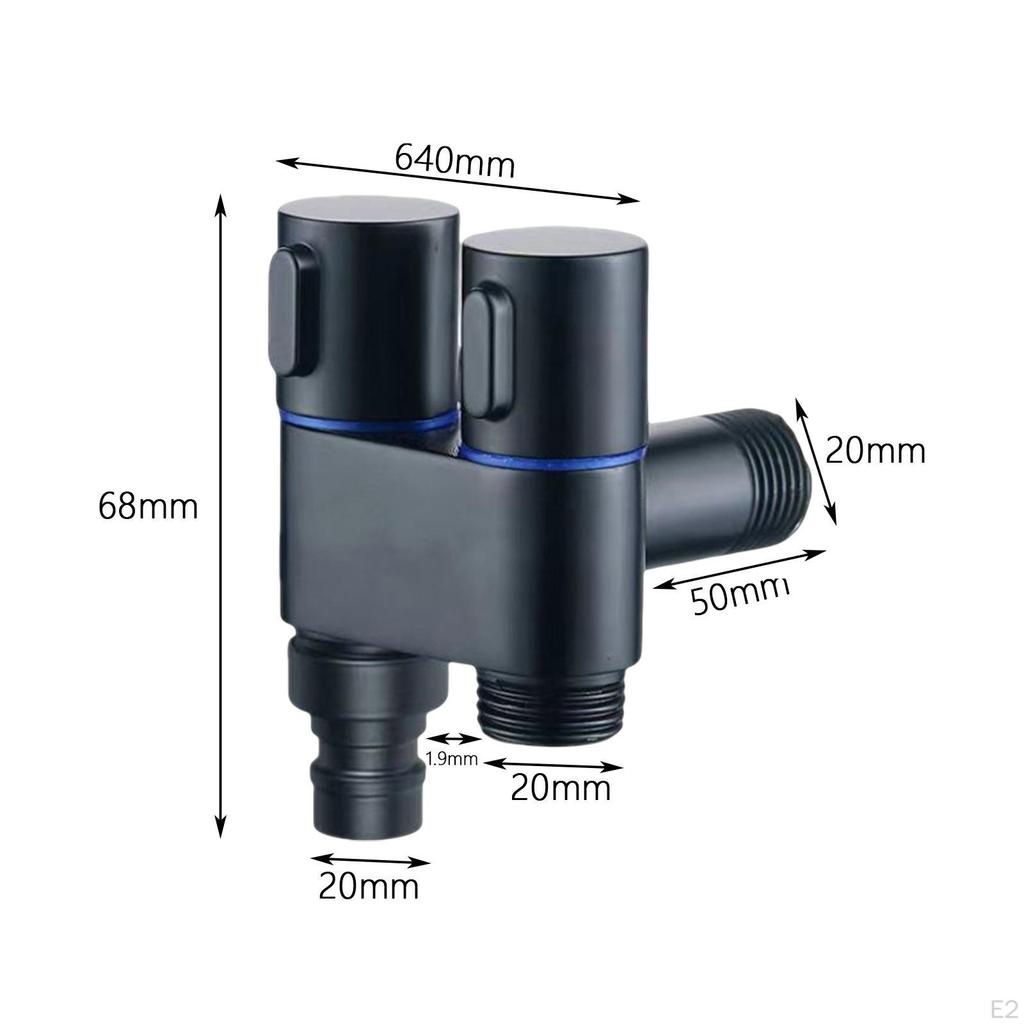 Brass Three-Way Angle Valve for Water Sprayer - Easy Installation and Durable Design