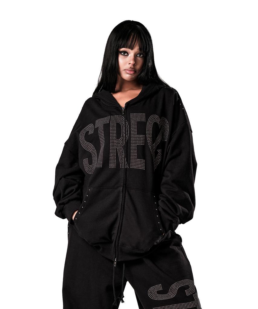 Eyang No Stress Hotfix Set Hood Zip-Up Black