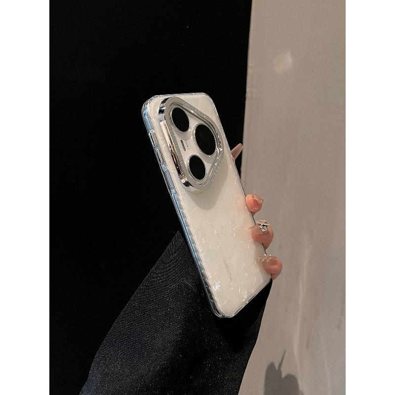 Applicable to Huawei pura80pro mobile phone case new p80 women's gradual change shell pattern pura70 pro anti-drop case