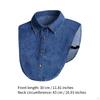 Fake Neckband Detachable Accessories Elegant Adjustable for Shirts Knits Dresses