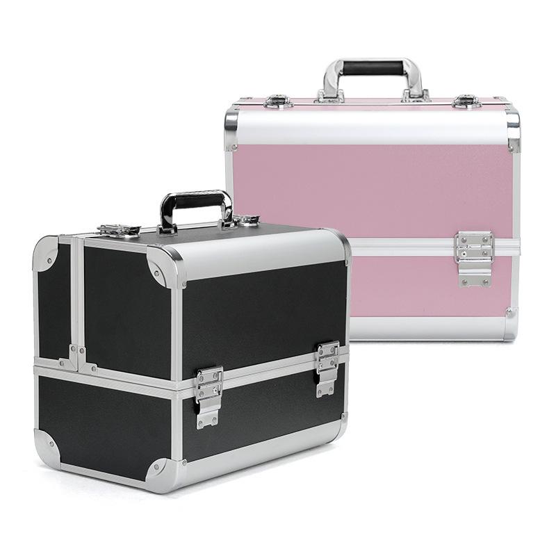 Alüminyum Alaşımlı Profesyonel Makyaj ve Güzellik Alet Çantası