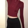 Women's Half-Zip Long Sleeve Yoga & Running Top