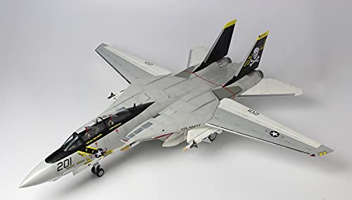 Platz/Italeri 1/48 Scale Aircraft Series U.S. Navy F-14A Tomcat Jolly Rogers (1970s VF-1, VF-2, VF-84) Plastic Model Kit TPA-01